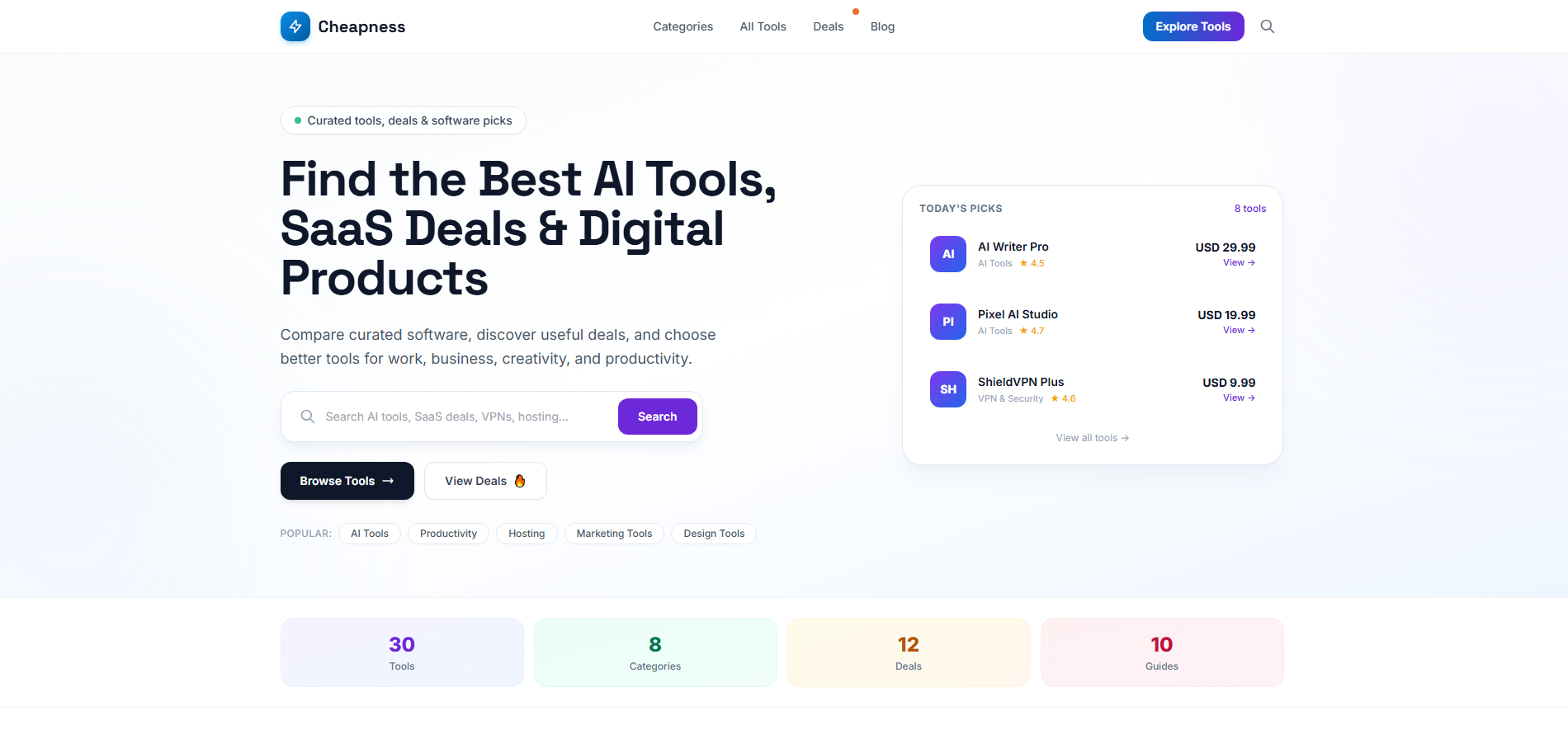 Cheapness Marketplace preview