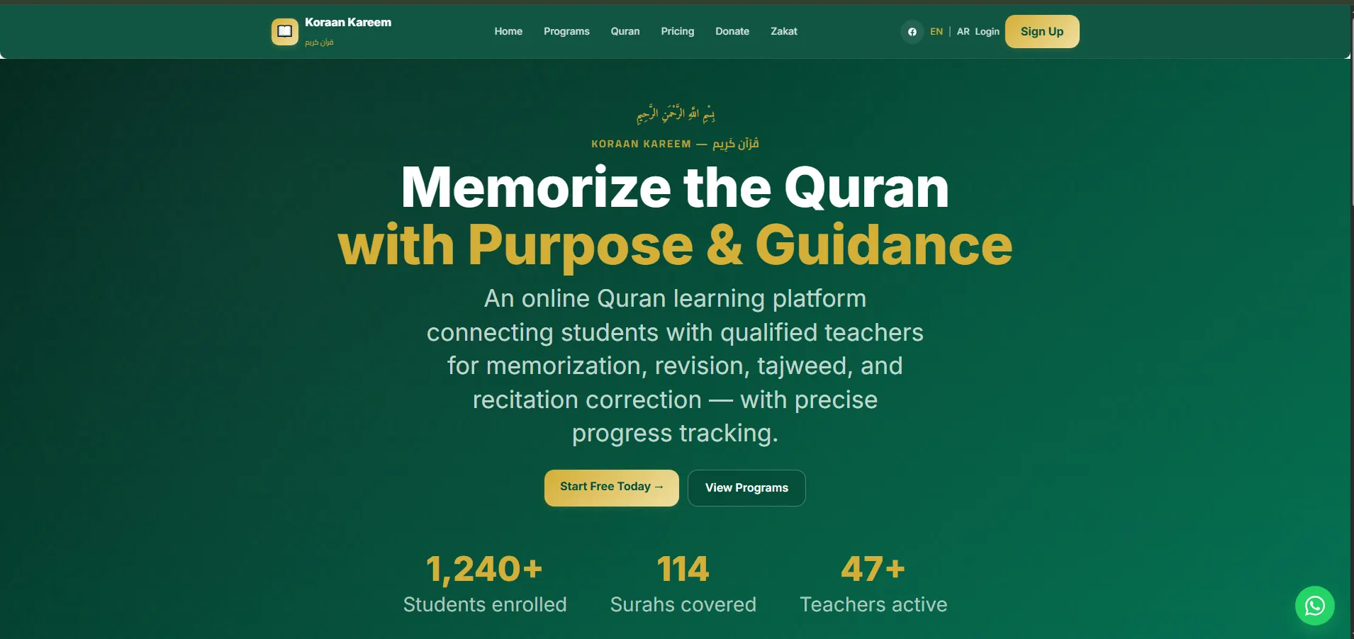 Bilingual Online Learning Platform preview